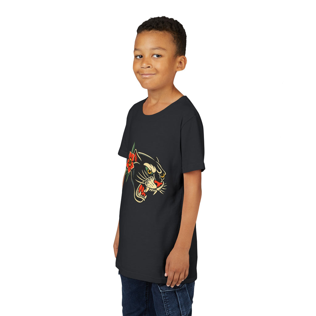 Youth Traditonal Tattoo Panther Short Sleeve Tee