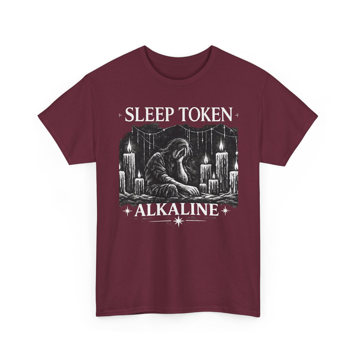 Sleep Token Alkaline Shirt Gothic Alternative Band Inspired Graphic Tee Unisex Heavy Cotton T Shirt Metal Music Fan Gift