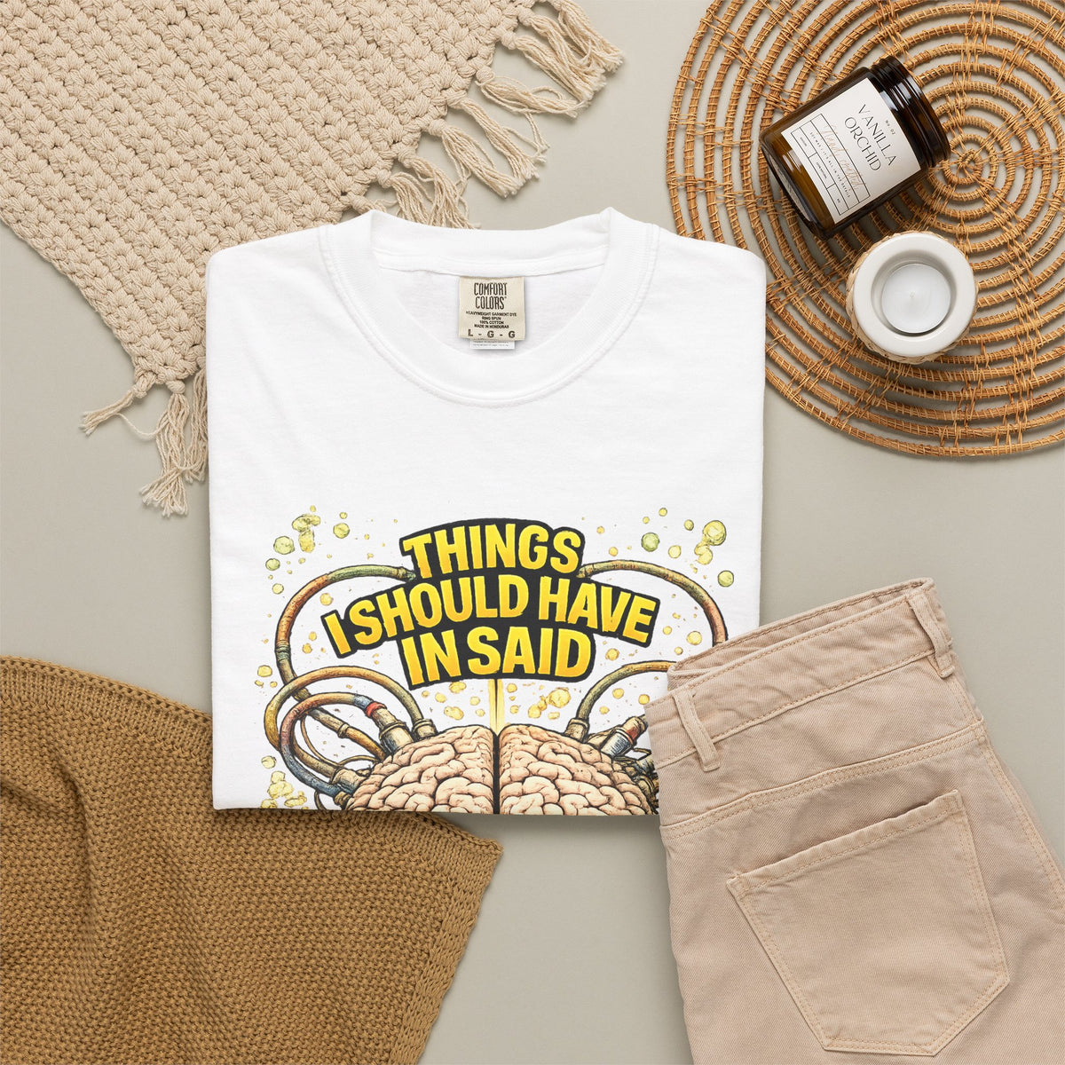 T-Shirt — "Things I Should Have Said" 2007 Brain & Beakers Graphic Tee