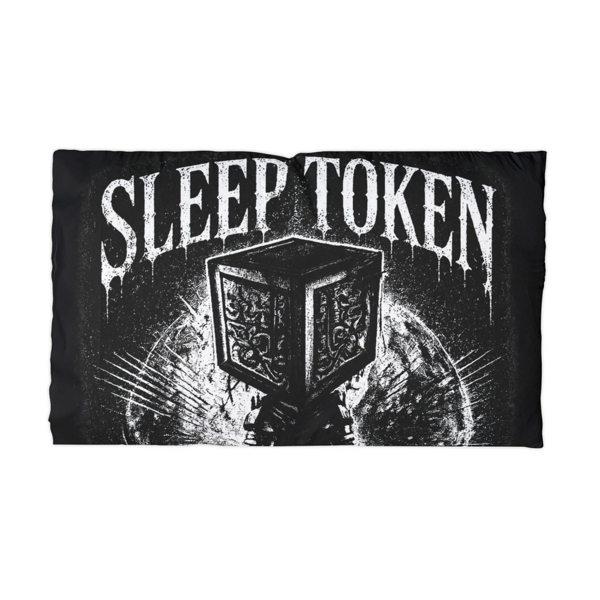 Sleep Token 'Granite' Microfiber Pillowcase – Gothic Band Logo Sleep Pillow
