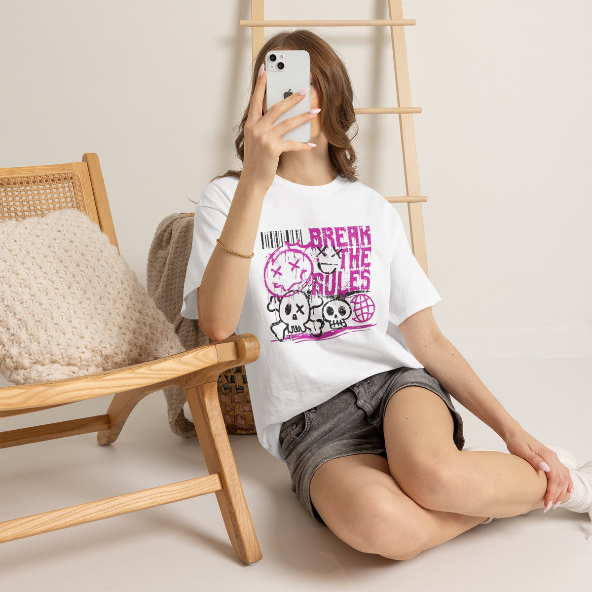 Break The Rules Graphic Tee | Alternative Streetwear T-Shirt