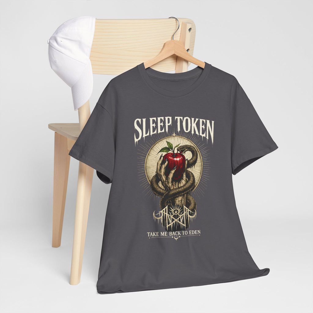 Sleep Token Take Me Back To Eden Shirt  Dark Aesthetic Graphic Tee Alternative Band Inspired Apparel Snake & Apple Streetwear Unisex Tee
