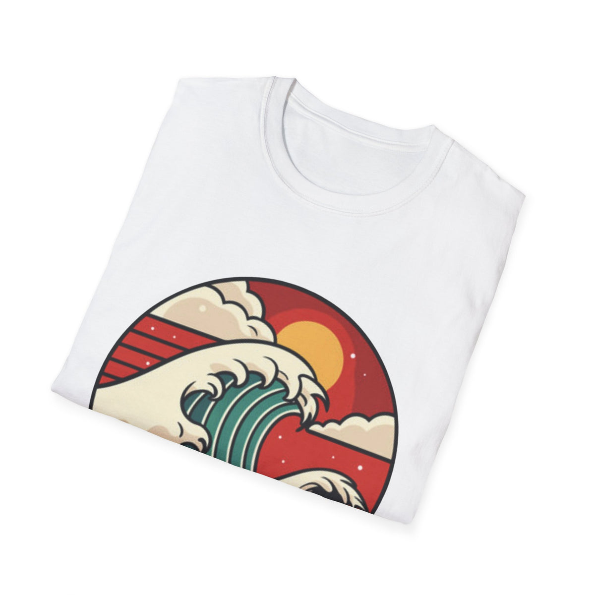 Ride The Wave Graphic T-Shirt | Coastal Retro Ocean Tee