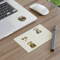 Whimsical Woodland Critters Sticker Sheet | Cute Frog Gator Opossum Goose