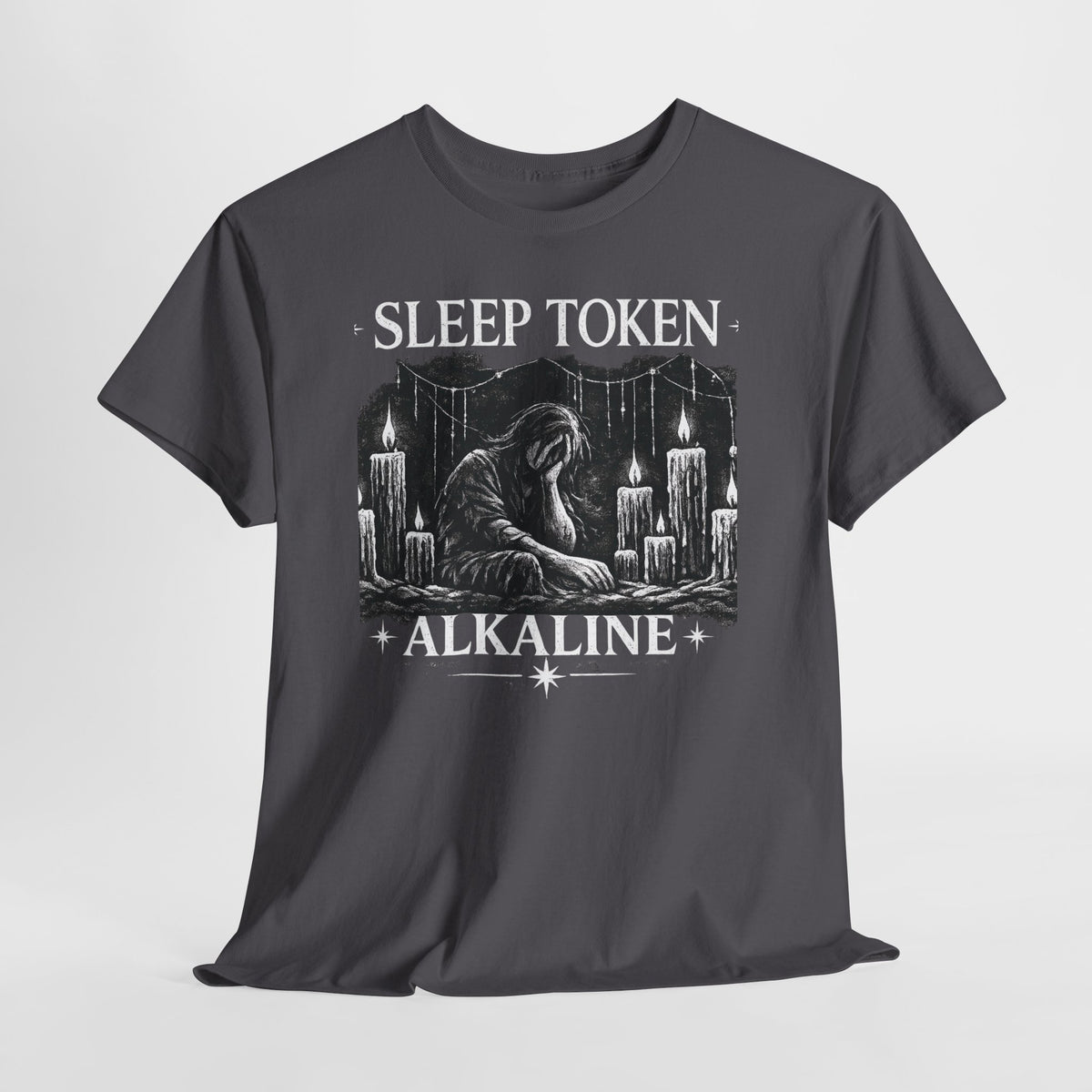 Sleep Token Alkaline Shirt Gothic Alternative Band Inspired Graphic Tee Unisex Heavy Cotton T Shirt Metal Music Fan Gift
