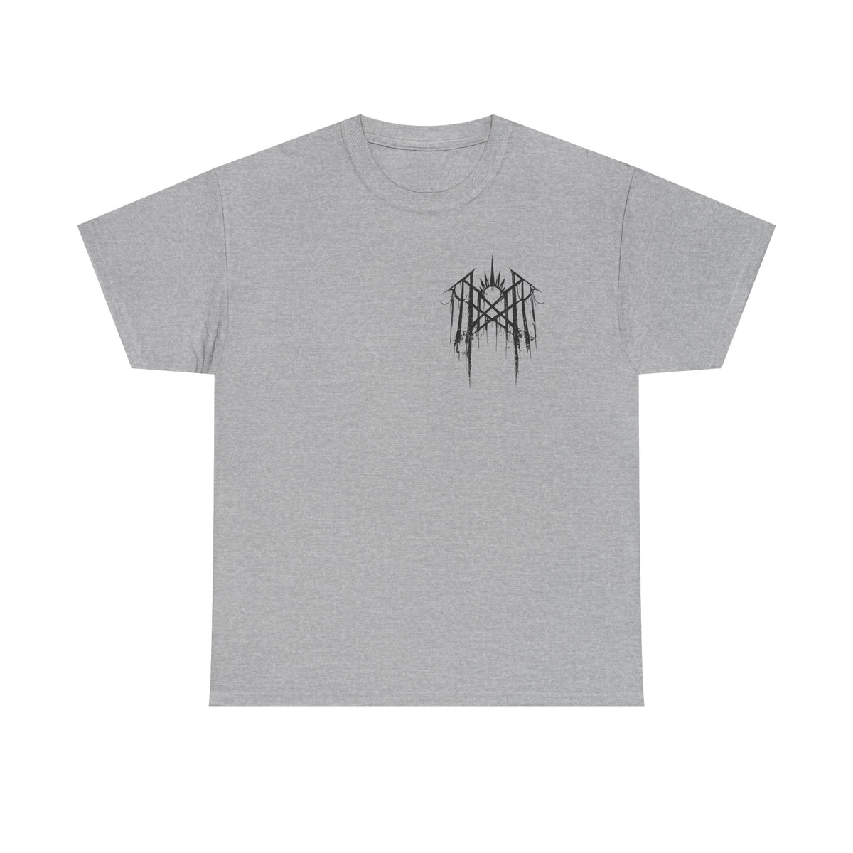 Worship Gothic Moon Tee — Dark Cathedral Graphic T-Shirt