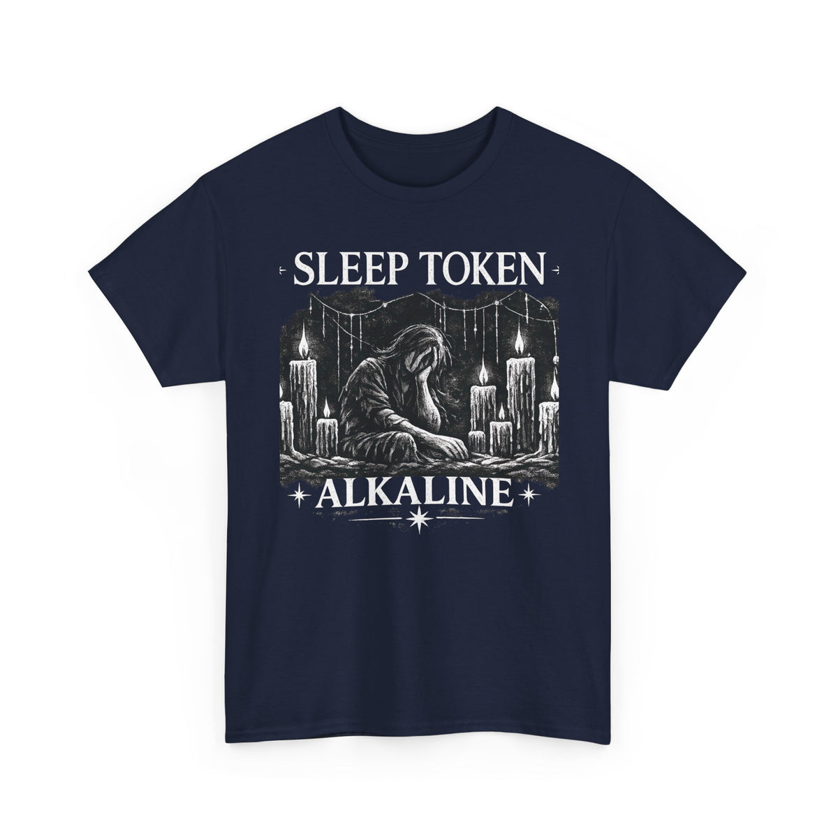 Sleep Token Alkaline Shirt Gothic Alternative Band Inspired Graphic Tee Unisex Heavy Cotton T Shirt Metal Music Fan Gift