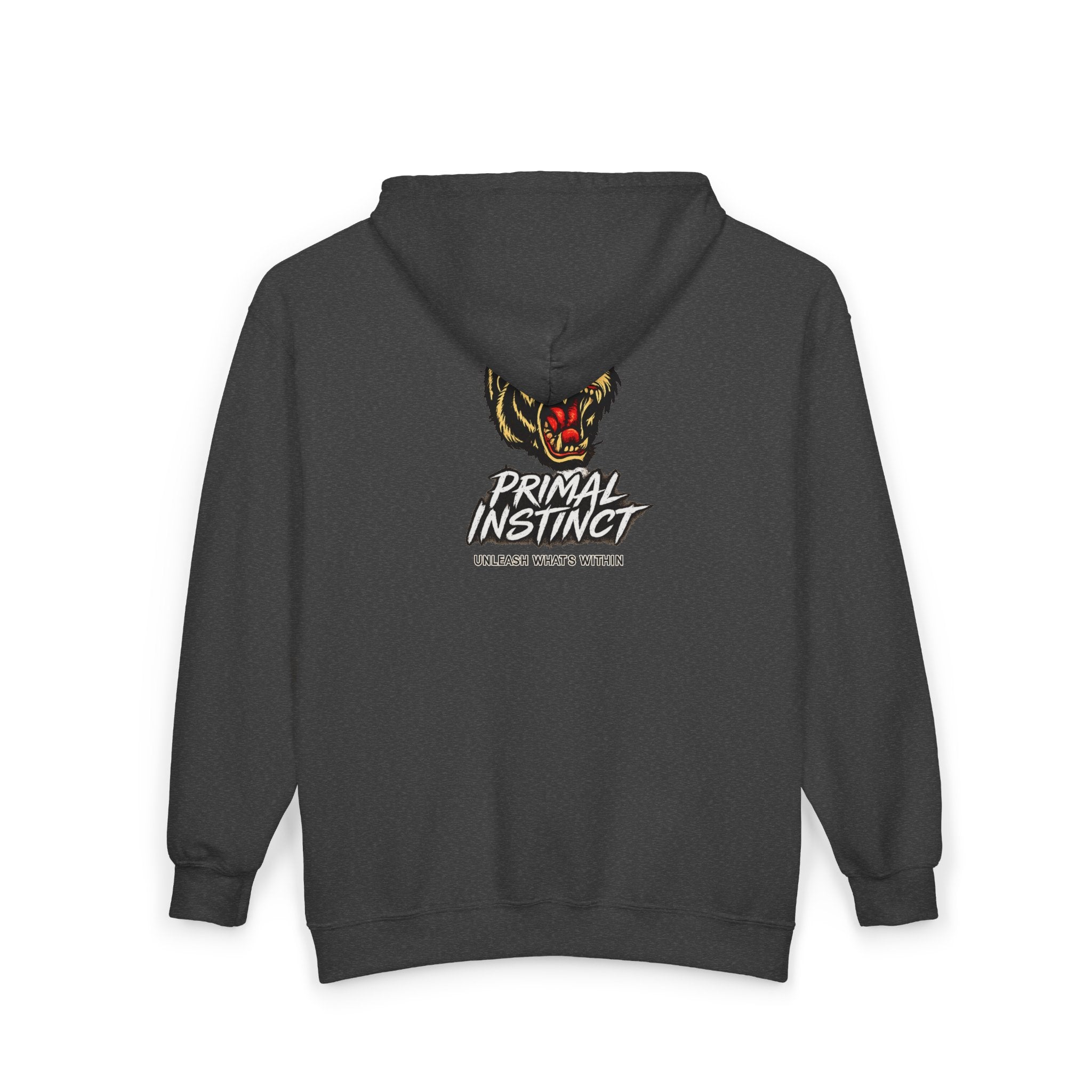 Roaring Gorilla Head Zip Hoodie | Animal Skull Design, Dark Streetwear