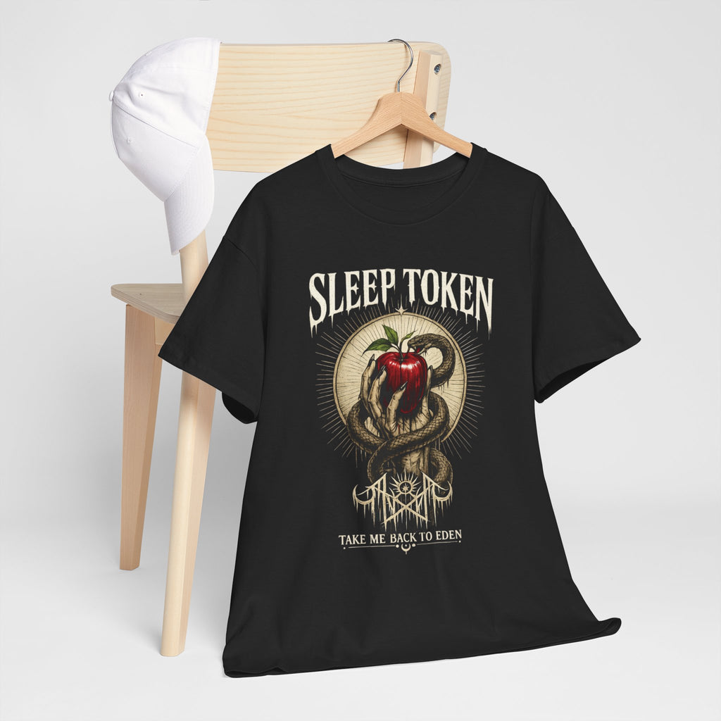 Sleep Token Take Me Back To Eden Shirt  Dark Aesthetic Graphic Tee Alternative Band Inspired Apparel Snake & Apple Streetwear Unisex Tee