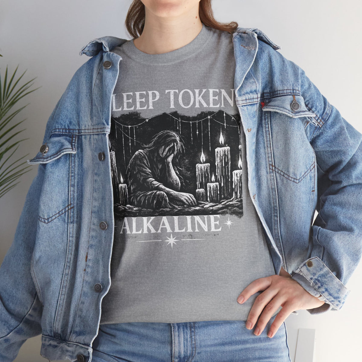 Sleep Token Alkaline Shirt Gothic Alternative Band Inspired Graphic Tee Unisex Heavy Cotton T Shirt Metal Music Fan Gift