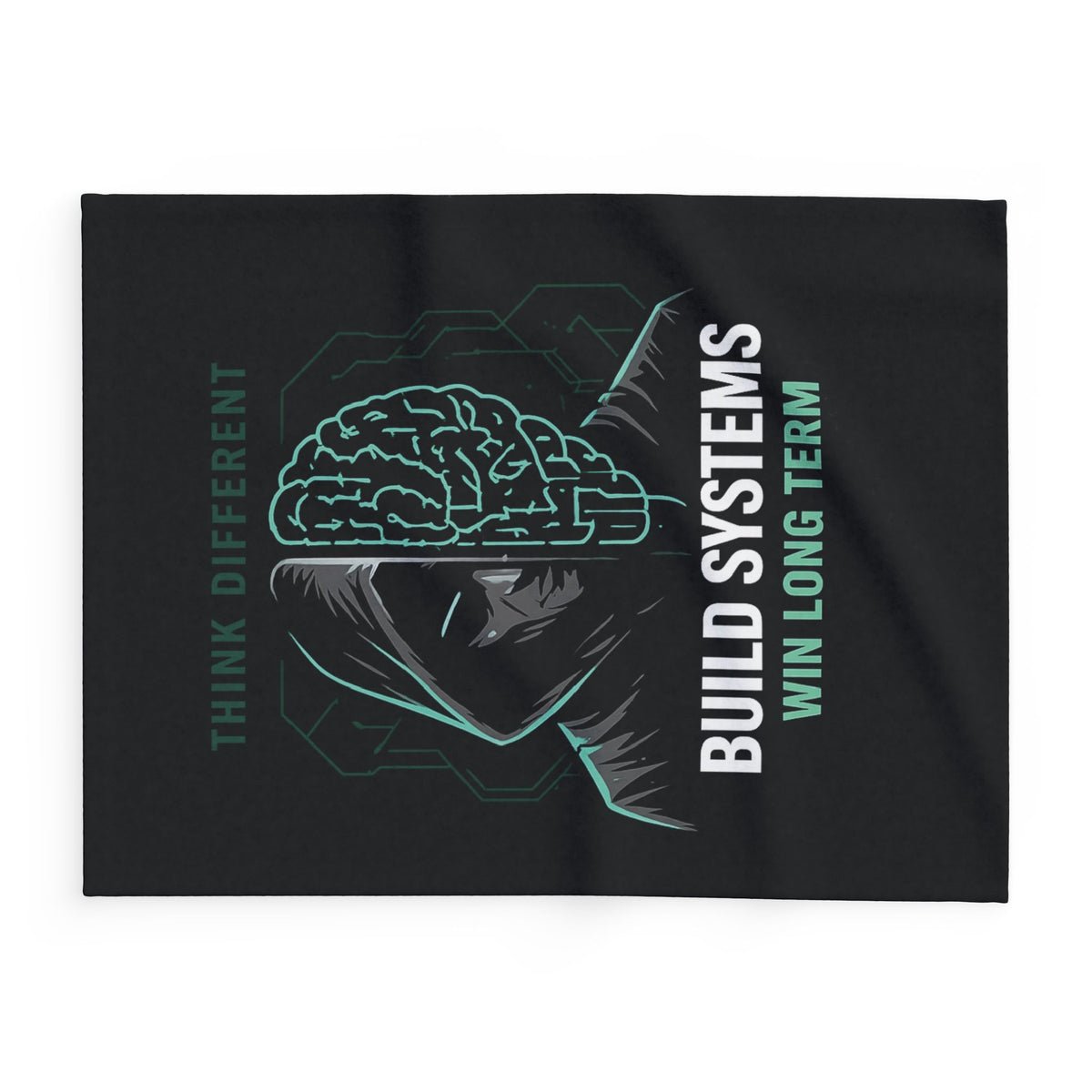 Build Systems. Win Long Term. Motivational Arctic Fleece Blanket