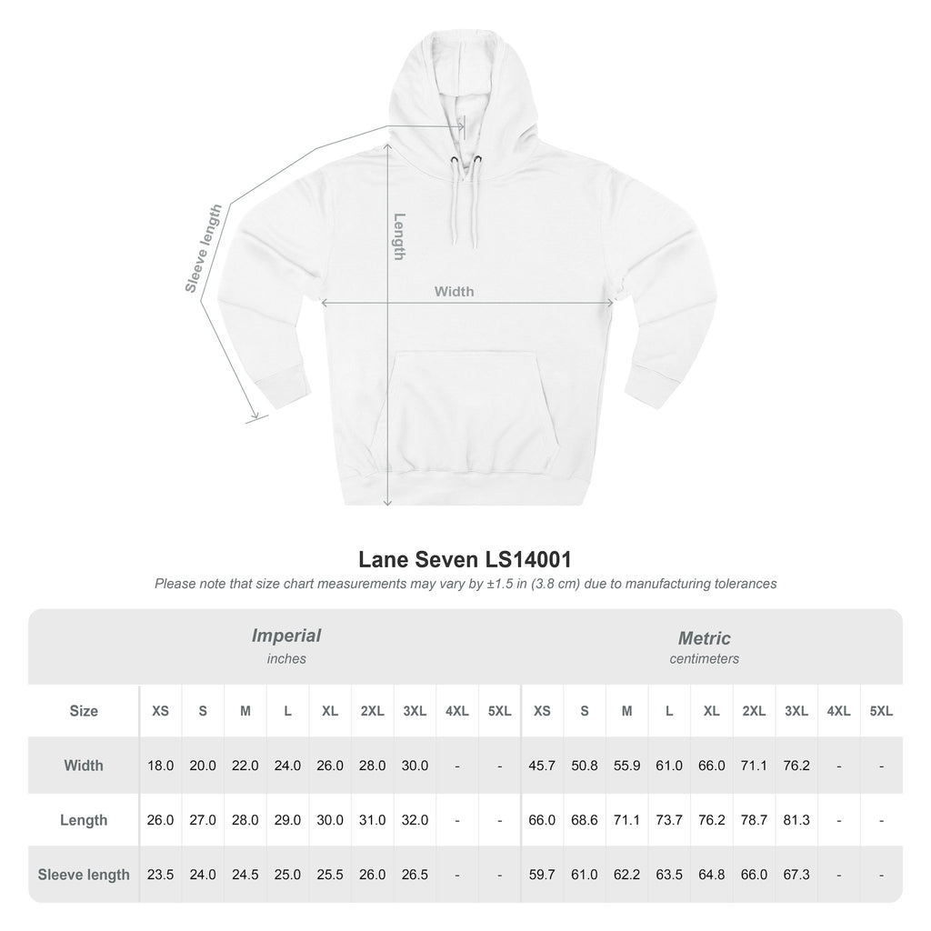 Viking Helmet Crest Built to Endure Hoodie | Three-Panel Fleece