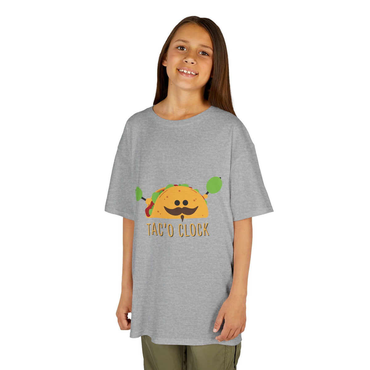 Kids Taco Shirt Taco Clock Funny Taco Shirt Cute Kids Graphic Tee Funny Food Shirt Kids Gift Taco Lover Shirt