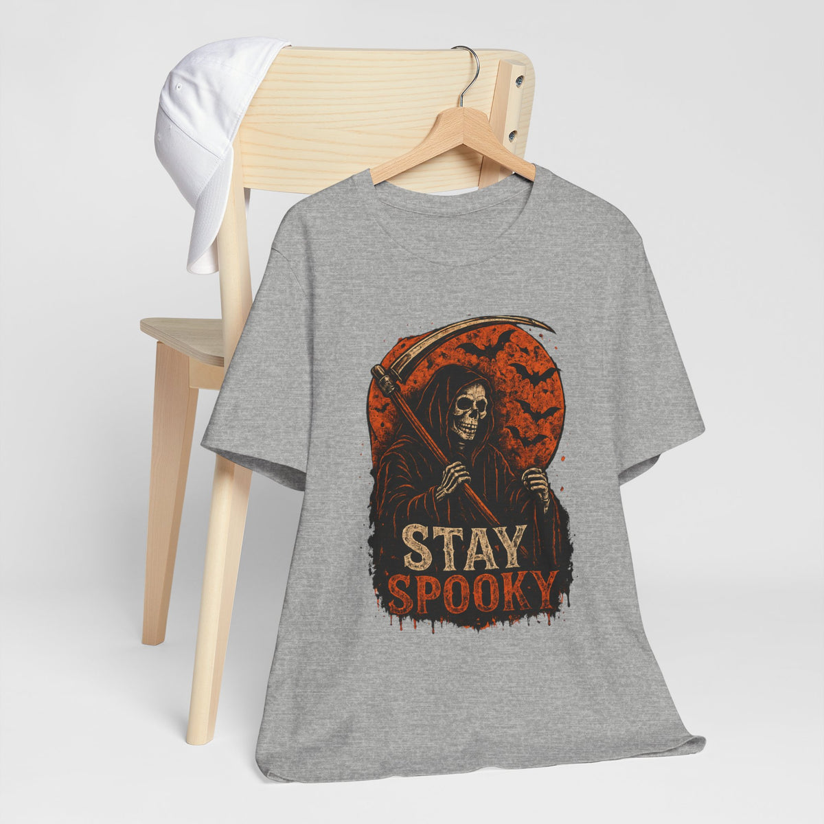 Stay Spooky Grim Reaper Tee — Halloween Graphic T-Shirt