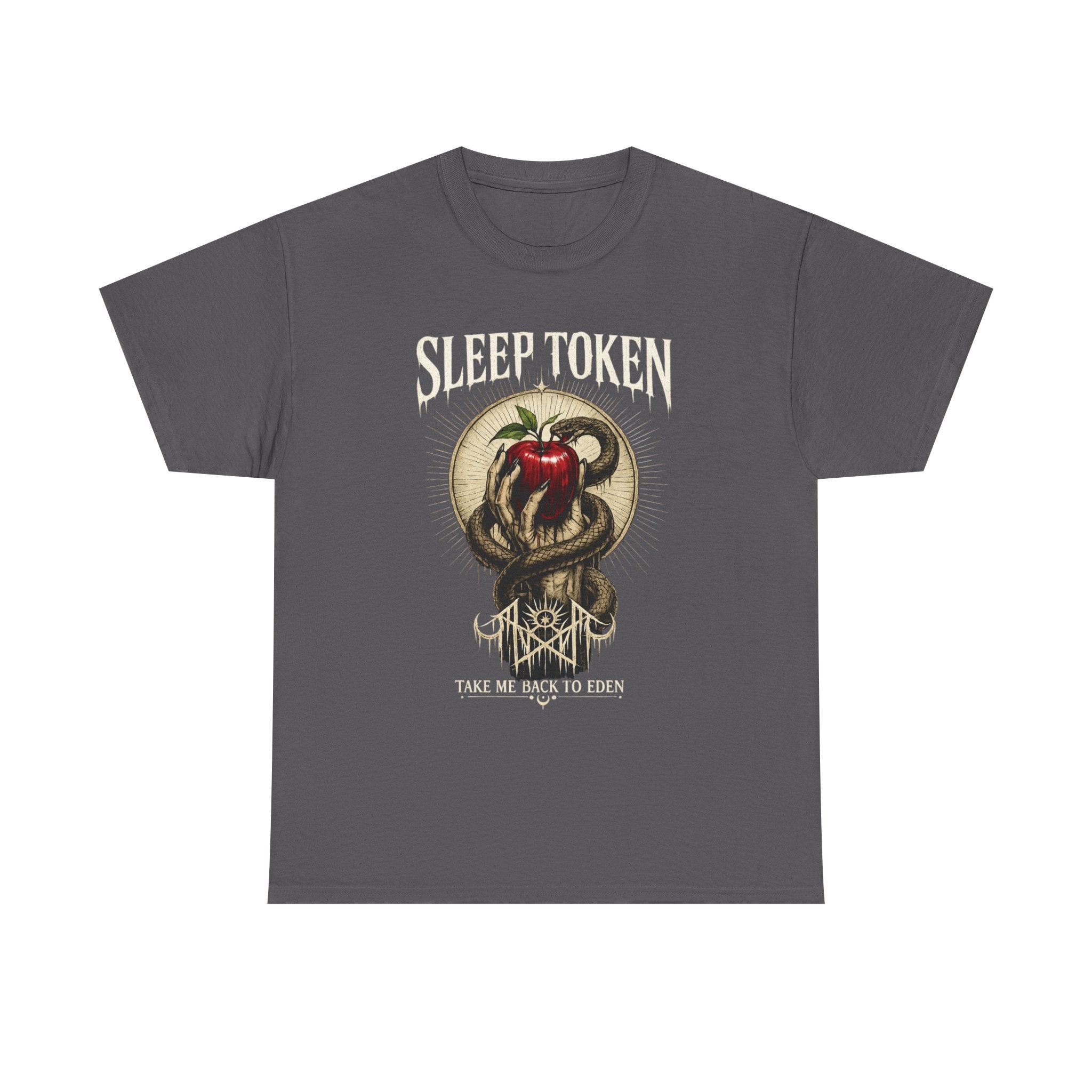Sleep Token Take Me Back To Eden Shirt  Dark Aesthetic Graphic Tee Alternative Band Inspired Apparel Snake & Apple Streetwear Unisex Tee