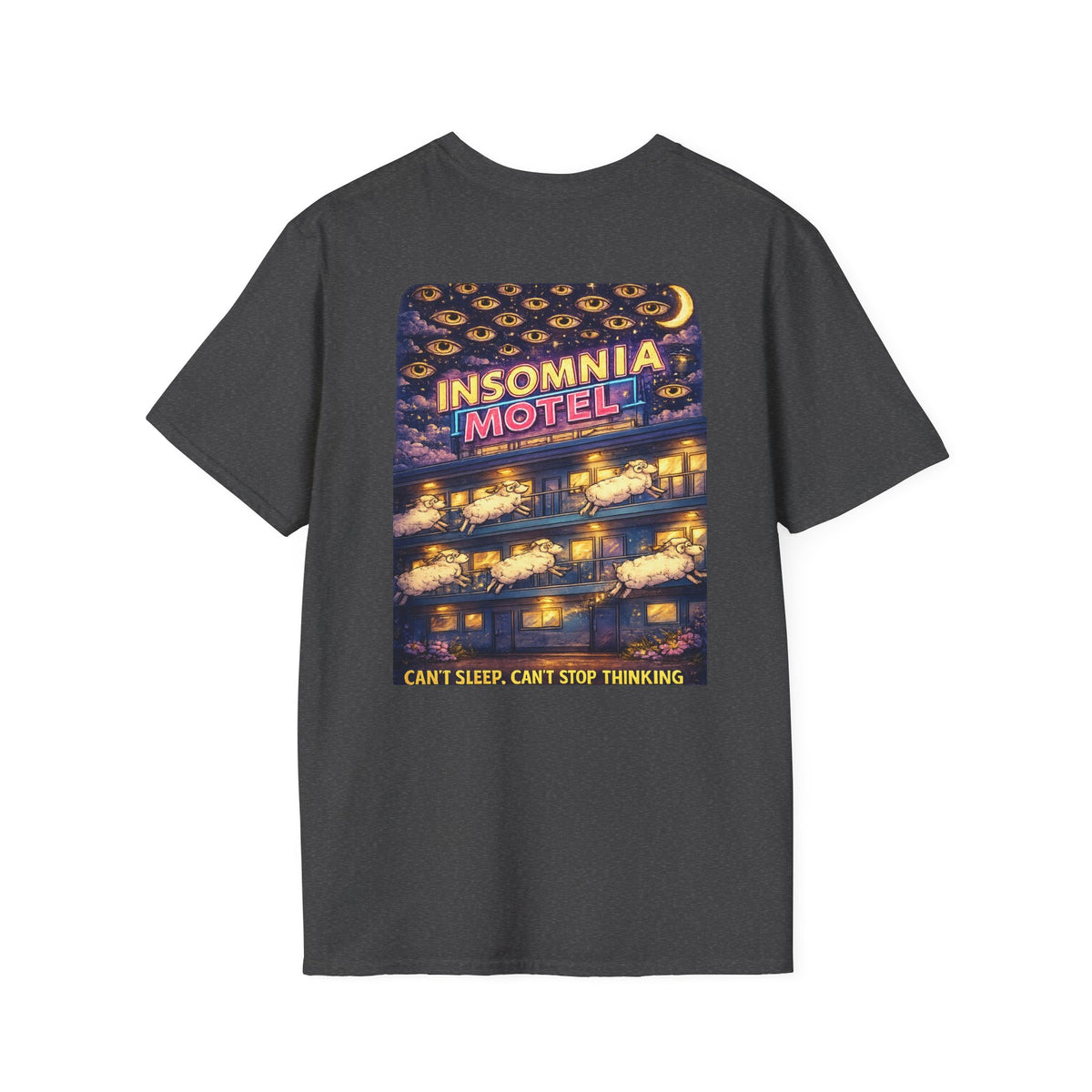 Insomnia Motel Graphic Tee | Front & Back Streetwear Shirt