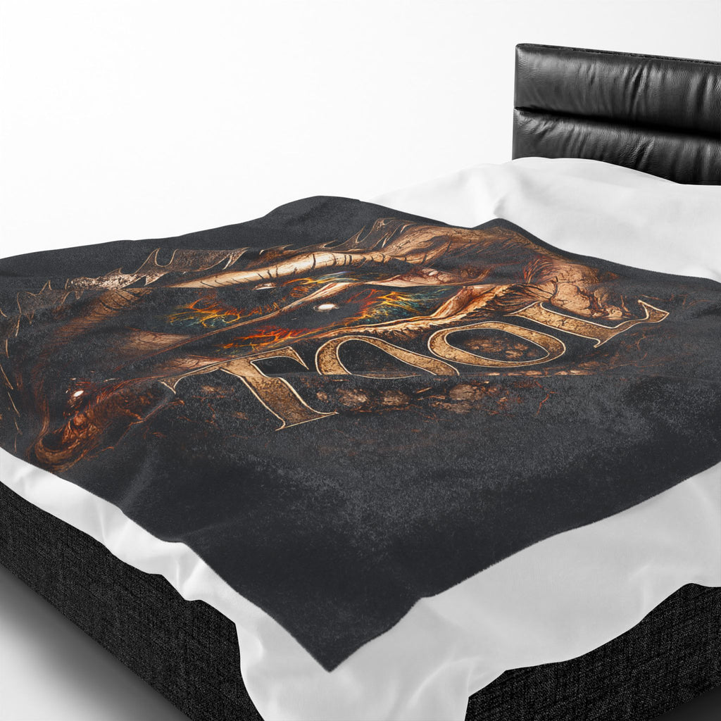 TOOL Inspired Plush Blanket Dark Aesthetic Throw Blanket Gothic Music Fan Blanket Alternative Bedroom Decor Couch Blanket Gift