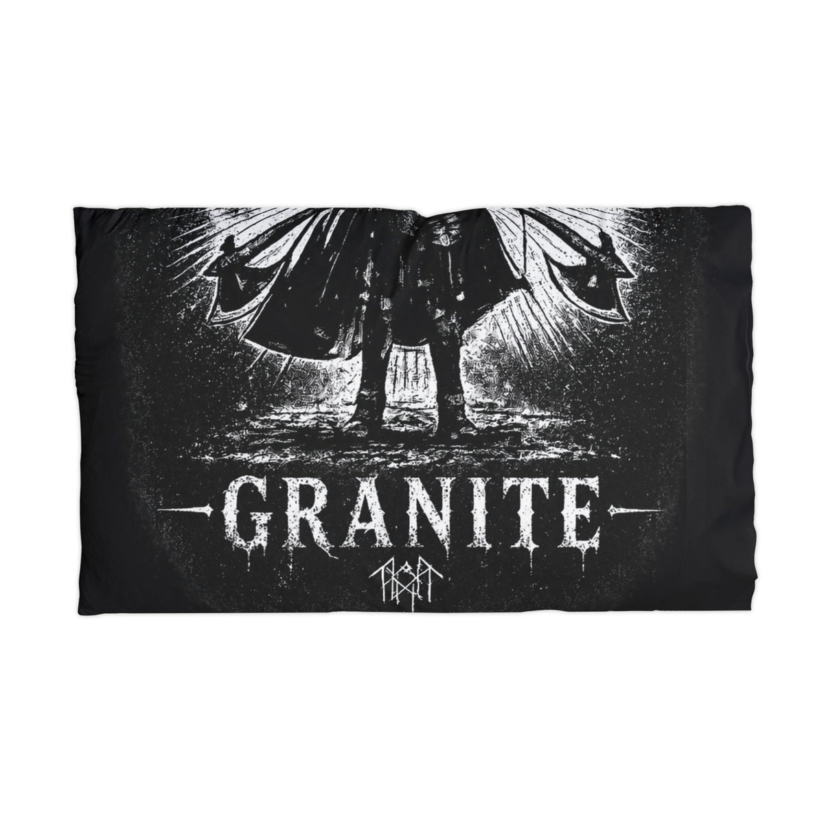 Sleep Token 'Granite' Microfiber Pillowcase – Gothic Band Logo Sleep Pillow