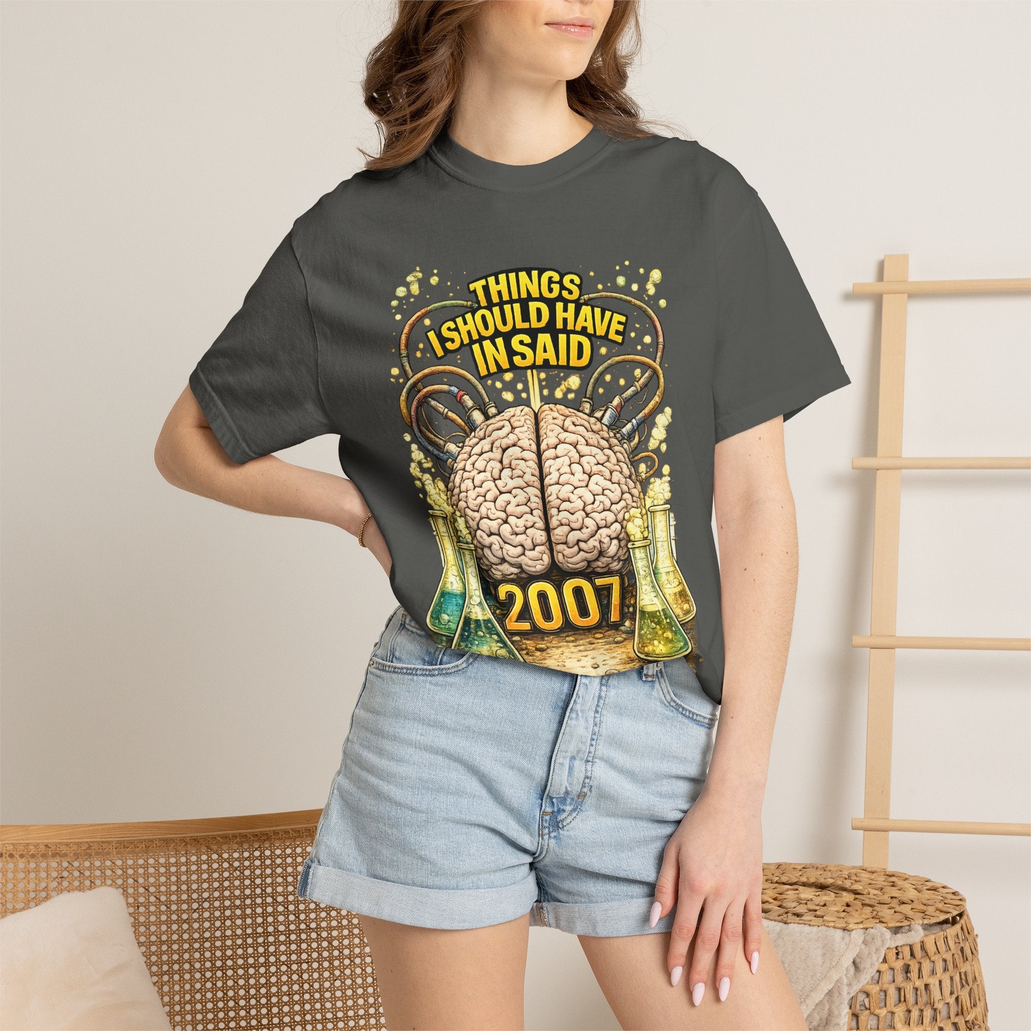 T-Shirt — "Things I Should Have Said" 2007 Brain & Beakers Graphic Tee