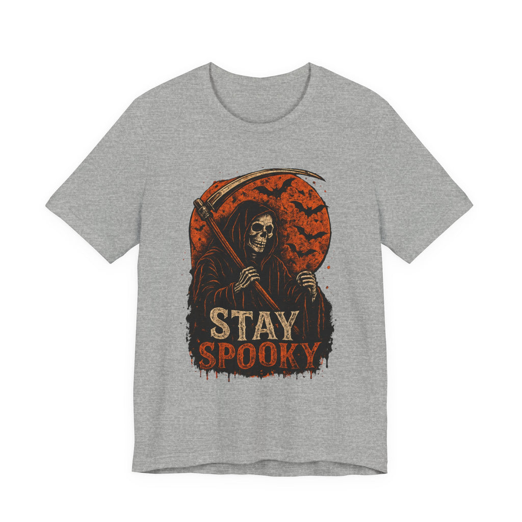 Stay Spooky Grim Reaper Tee — Halloween Graphic T-Shirt