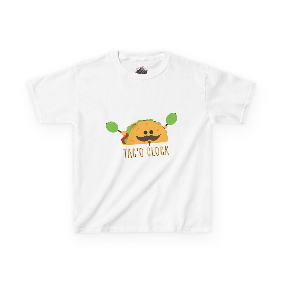 Kids Taco Shirt Taco Clock Funny Taco Shirt Cute Kids Graphic Tee Funny Food Shirt Kids Gift Taco Lover Shirt