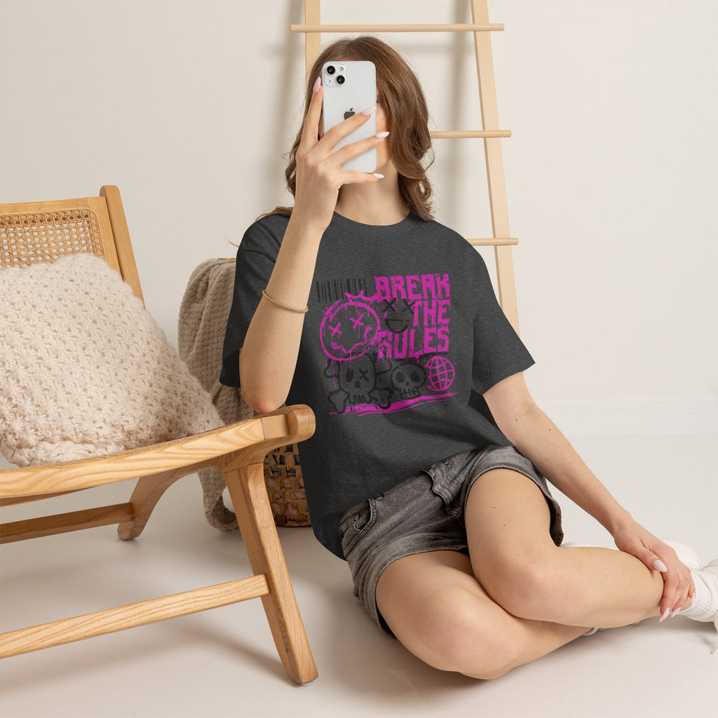 Break The Rules Graphic Tee | Alternative Streetwear T-Shirt