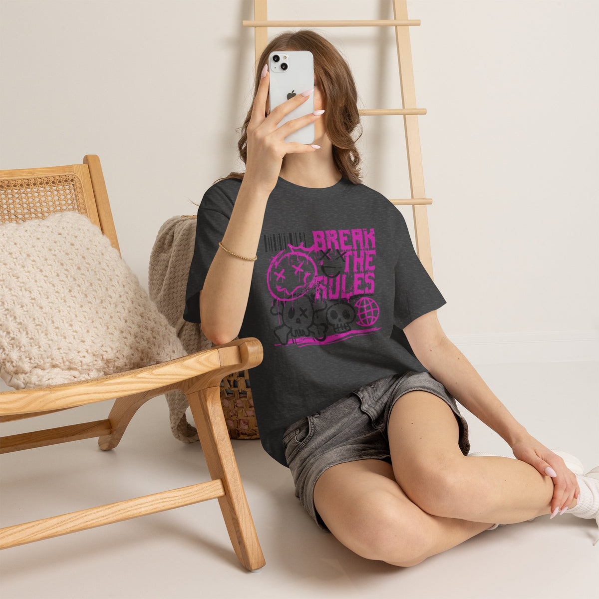 Break The Rules Graphic Tee | Alternative Streetwear T-Shirt