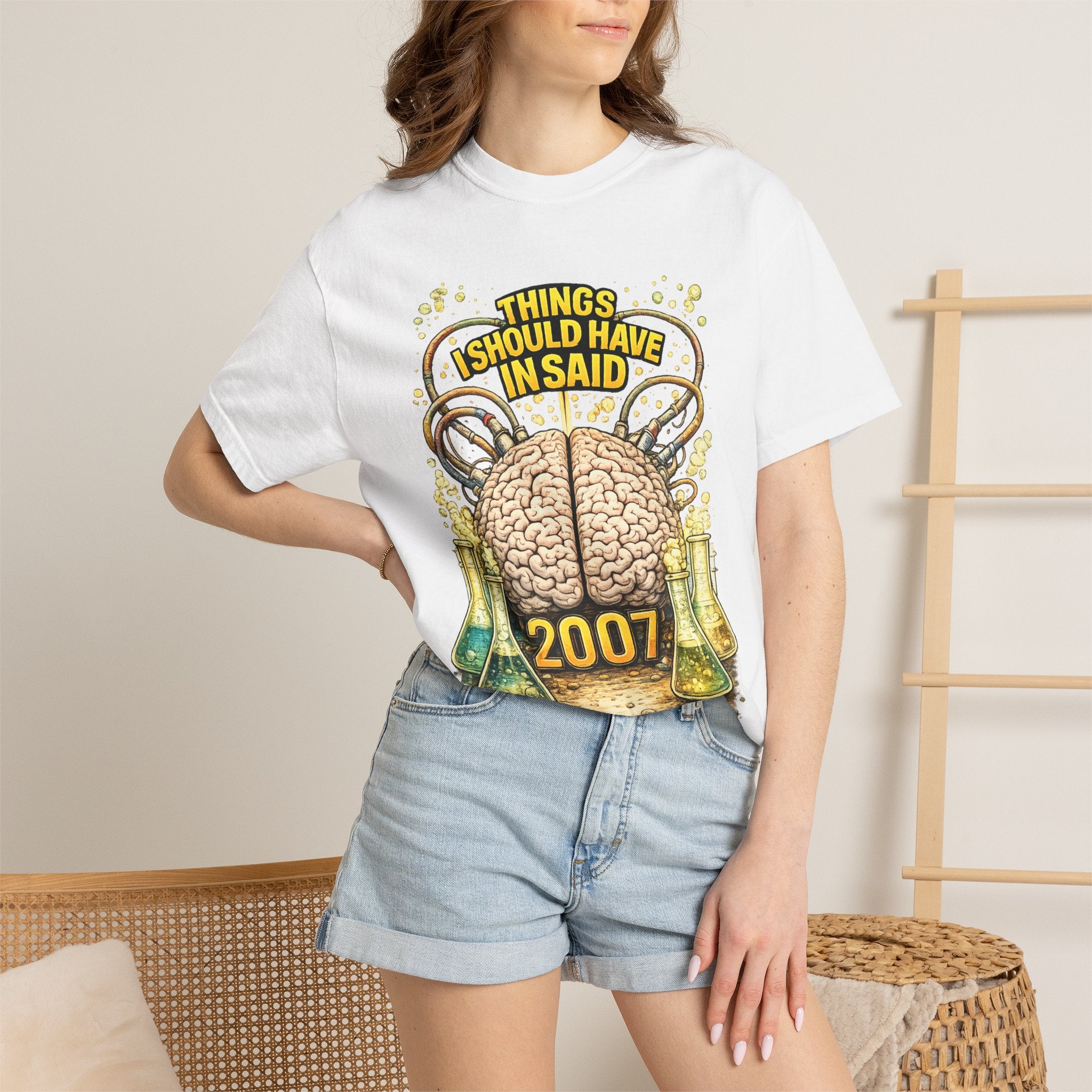T-Shirt — "Things I Should Have Said" 2007 Brain & Beakers Graphic Tee