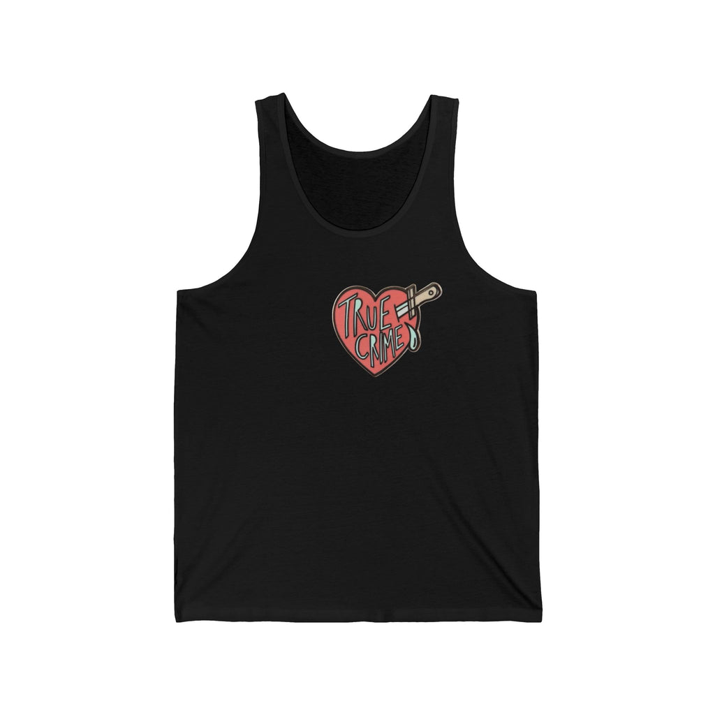 True Crime Heart Tank Top – True Crime Fan Graphic Tank