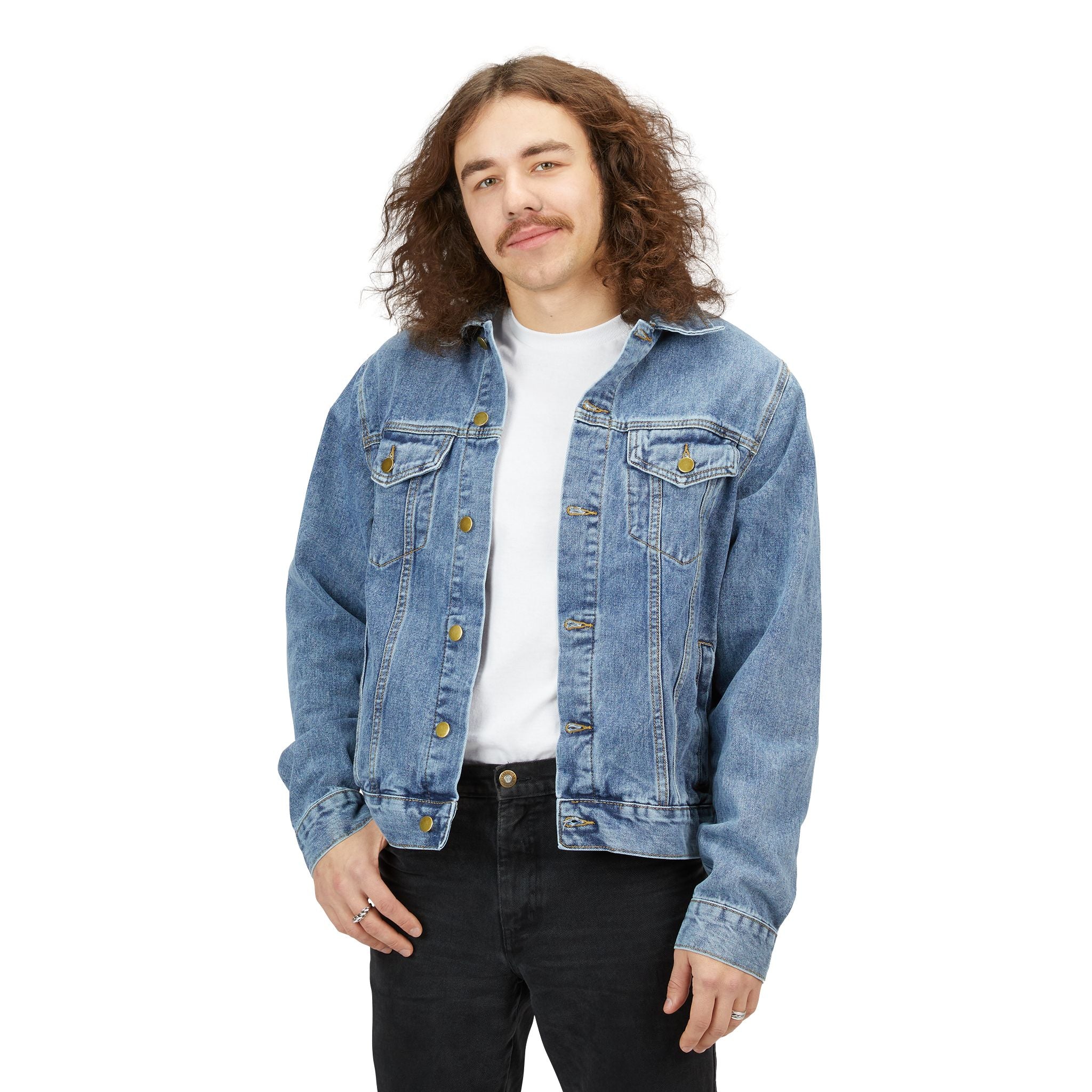 Metallica Creeping Hands Denim Jacket | Vintage Band Back Patch