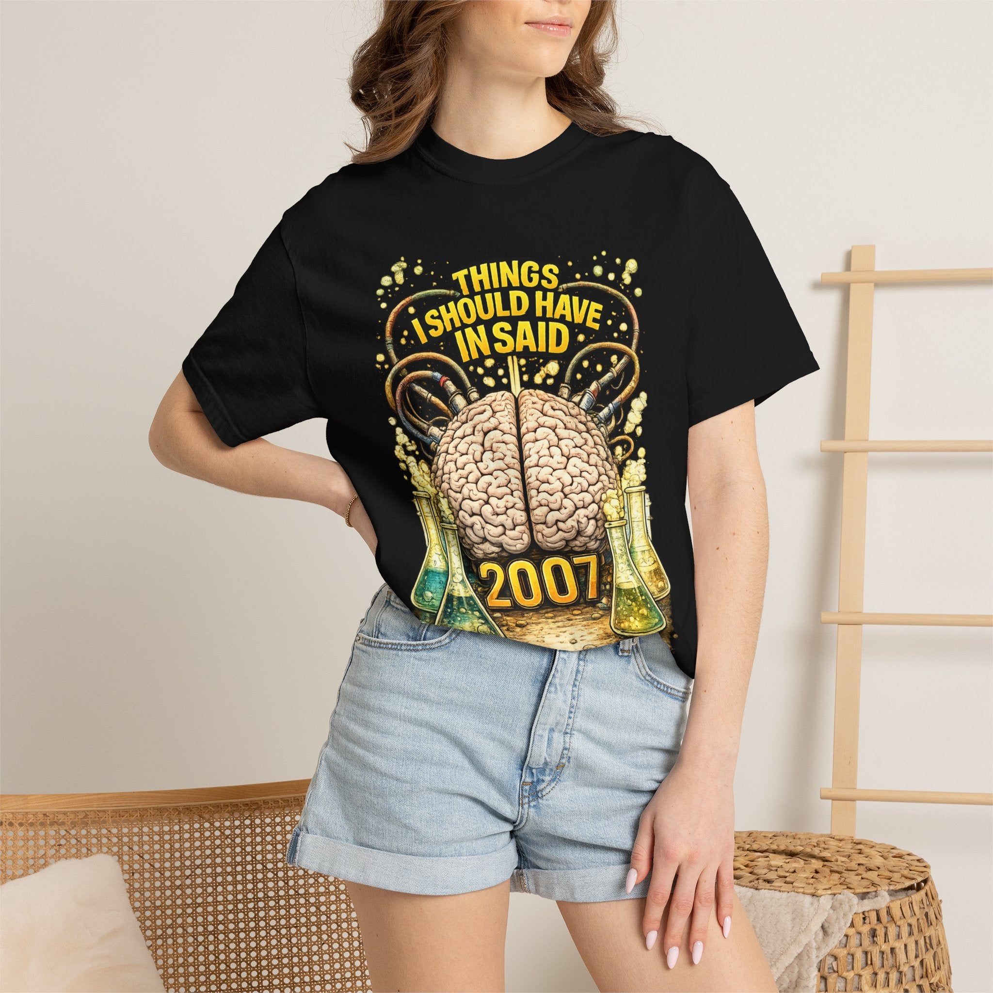 T-Shirt — "Things I Should Have Said" 2007 Brain & Beakers Graphic Tee
