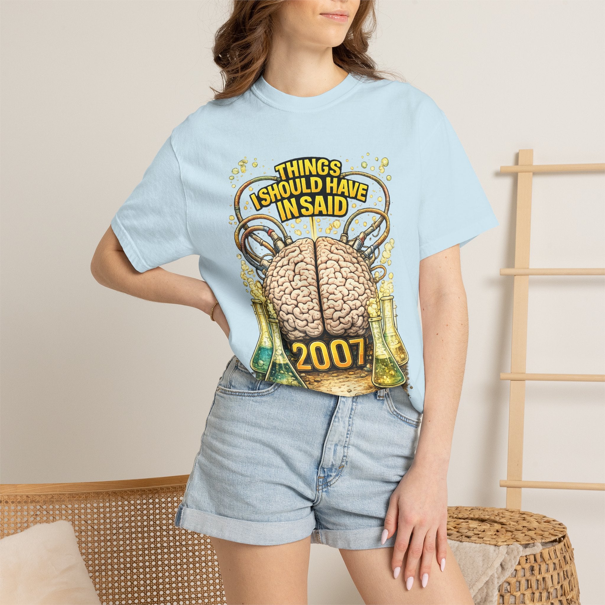 T-Shirt — "Things I Should Have Said" 2007 Brain & Beakers Graphic Tee