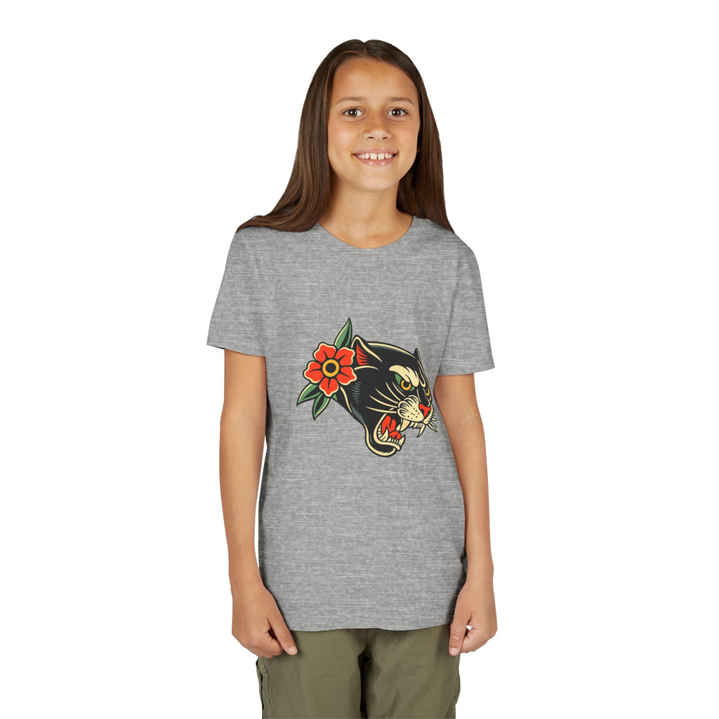 Youth Traditonal Tattoo Panther Short Sleeve Tee