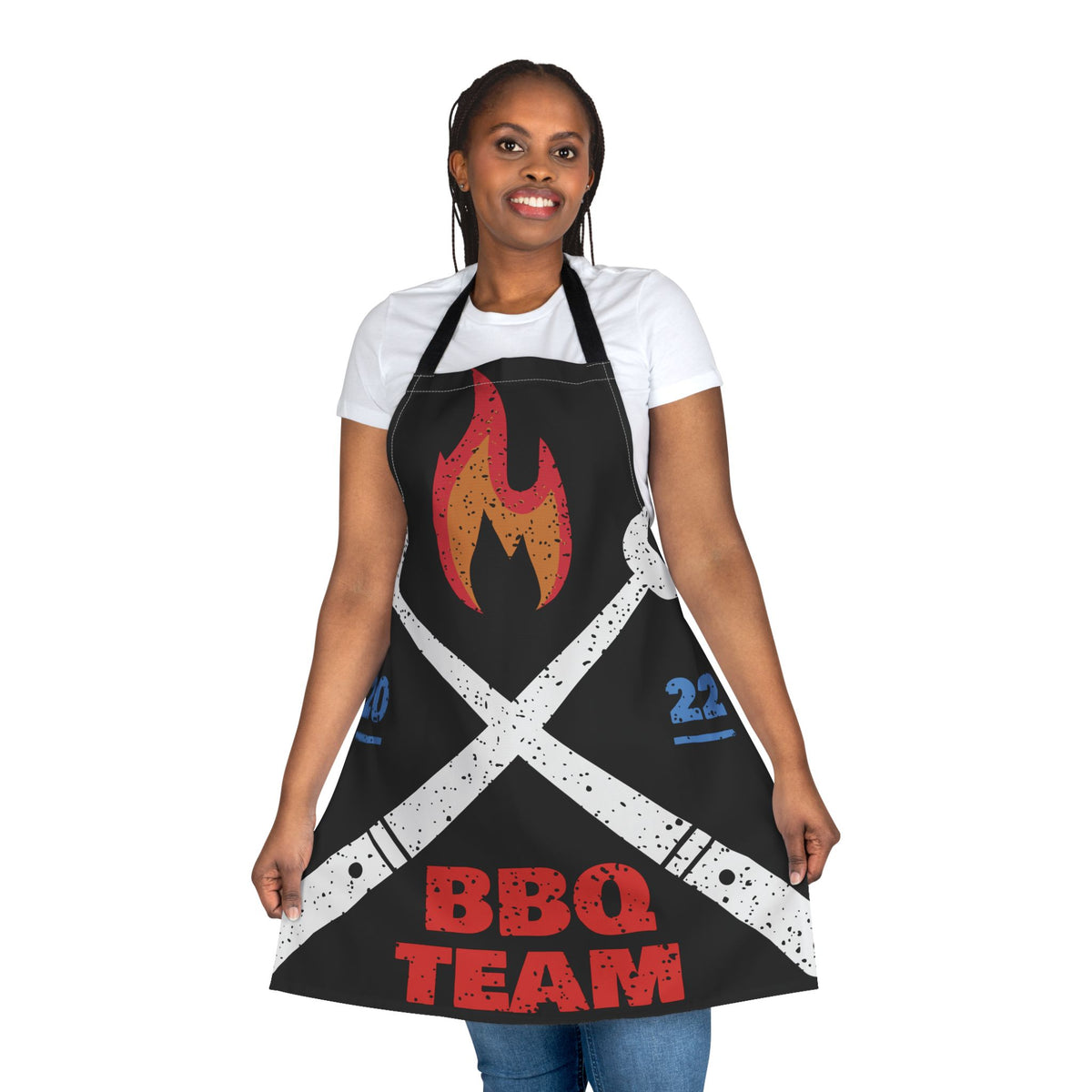 BBQ Team Apron Funny Grilling Apron Personalized BBQ Gift, Grill Master Apron, Cooking Apron for Men BBQ Party Gift Barbecue Outfit
