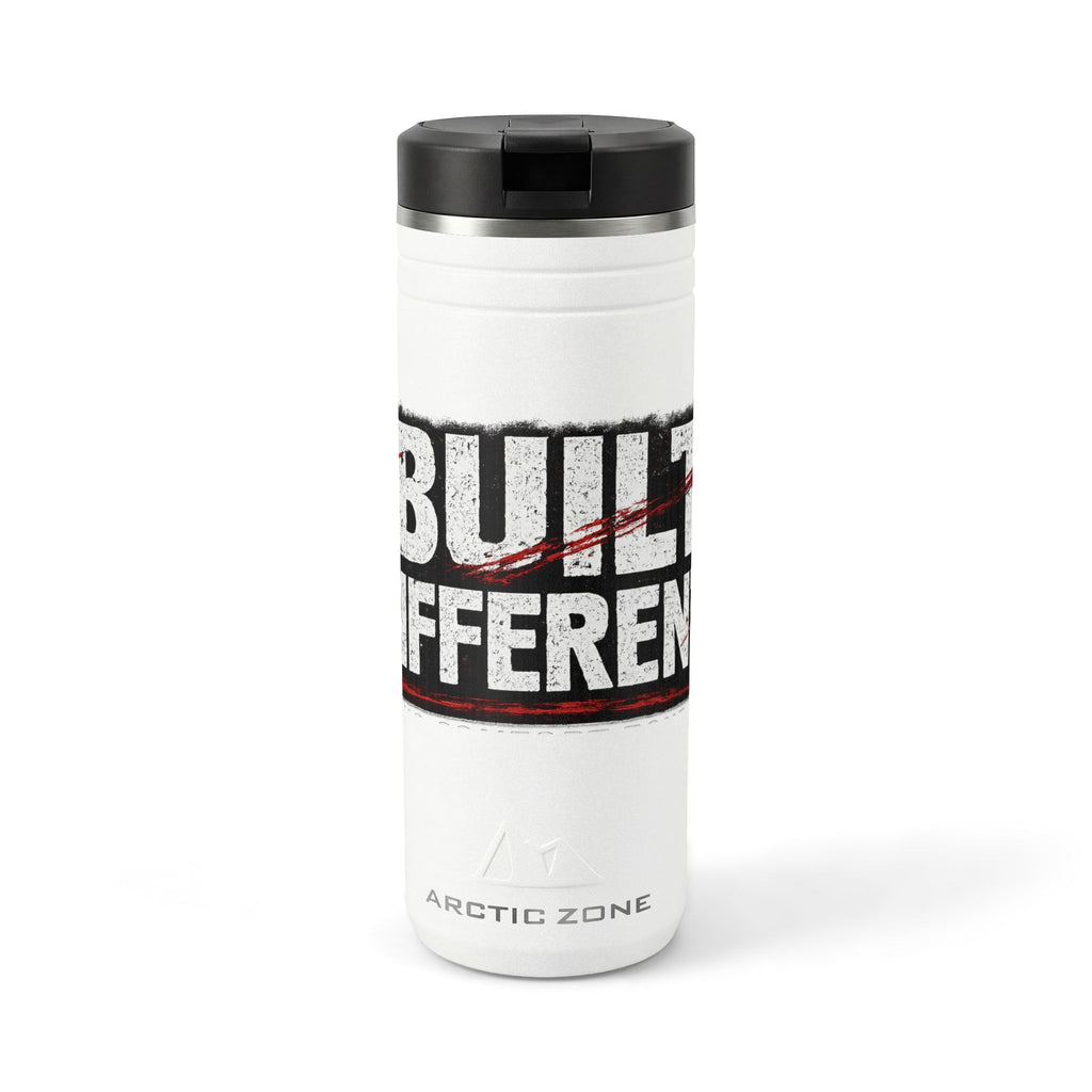 Built Different Tumbler 24oz insulated travel mug motivational tumbler gym coffee cup hustle mindset cup stainless steel tumbler