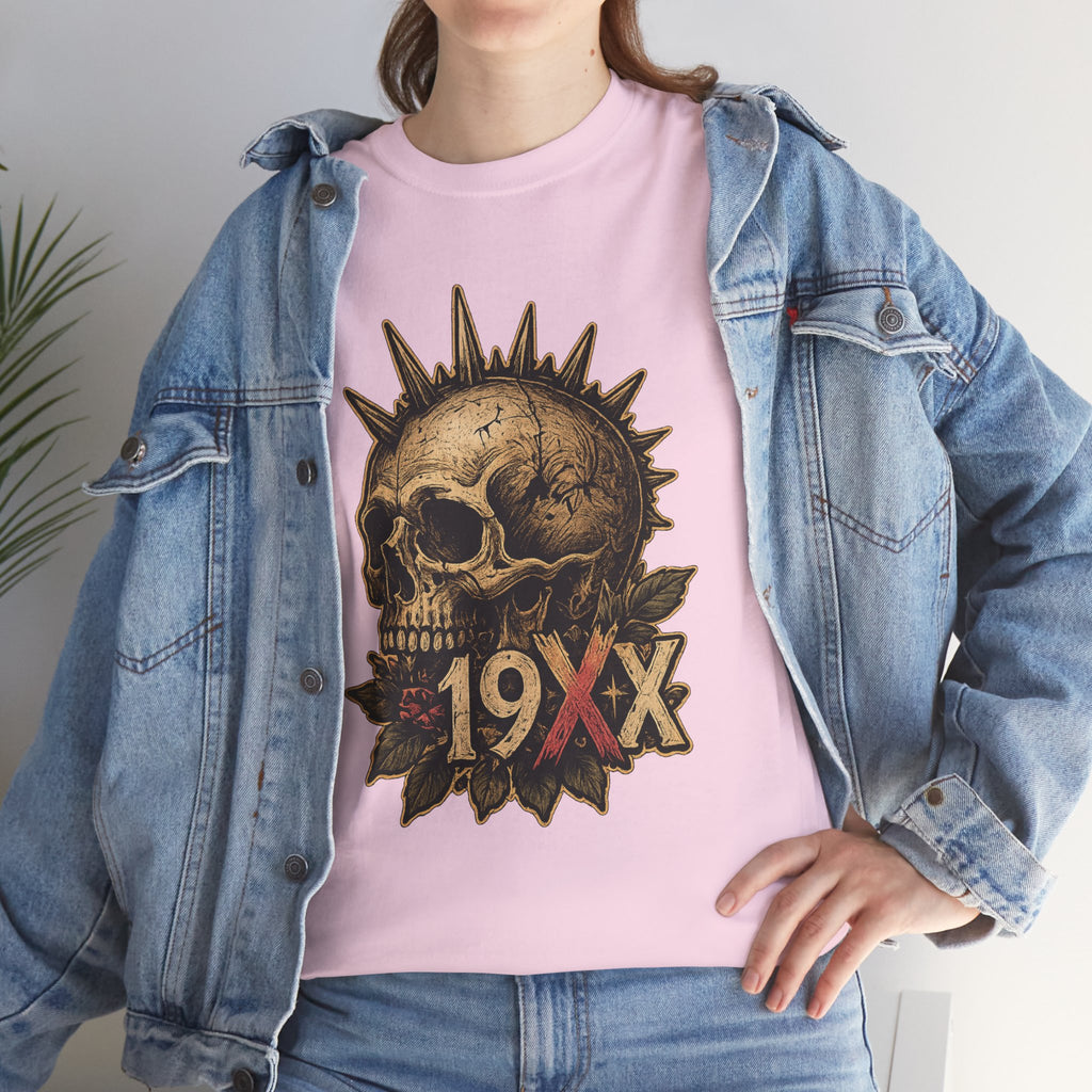 Punk Skull with Mohawk 19XX T-Shirt | Vintage Skull Tee