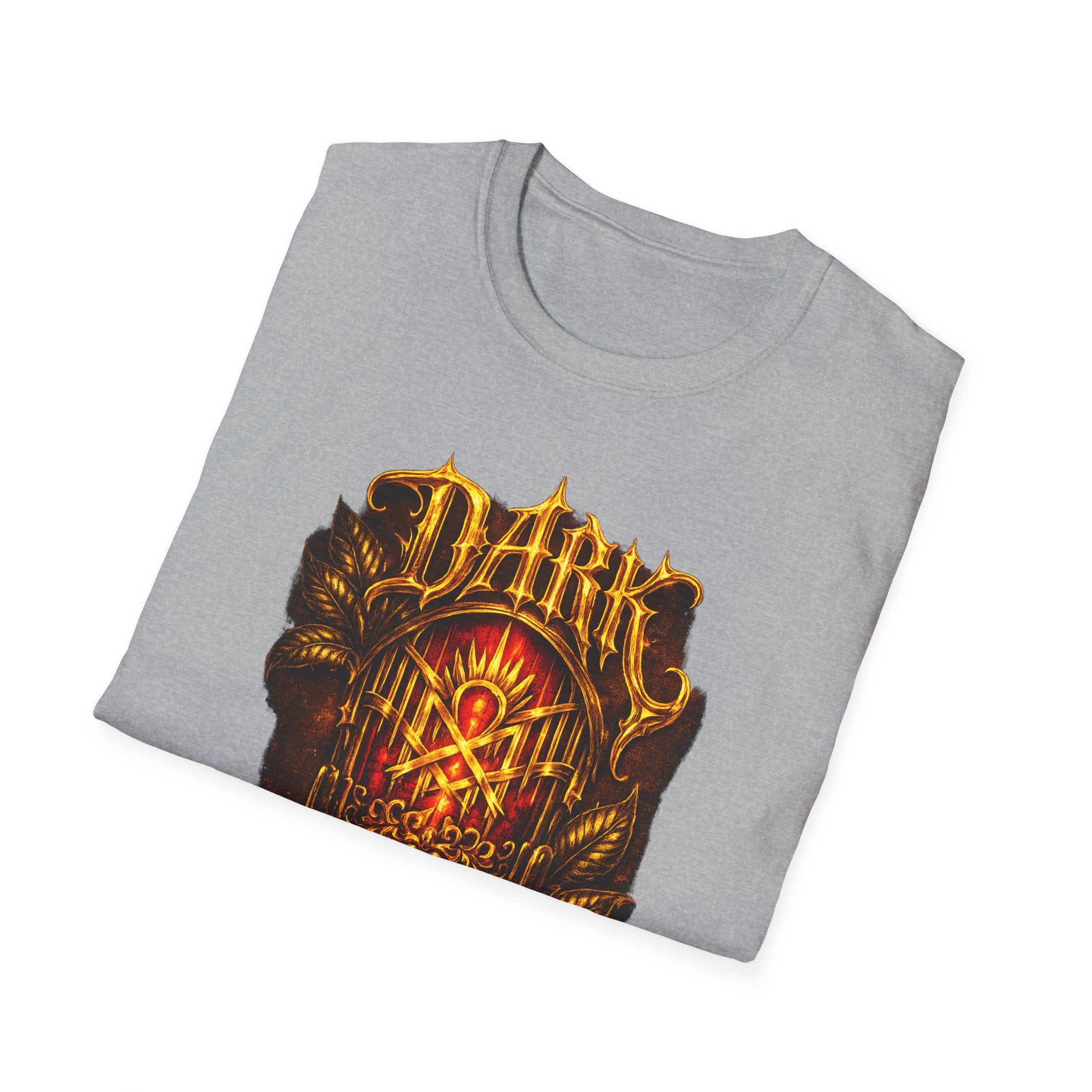 DARK SIGN Gothic Graphic T Shirt Red Alternative Streetwear Heavy Metal Aesthetic Tee Dark Fantasy Shirt Unisex Punk Grunge Apparel