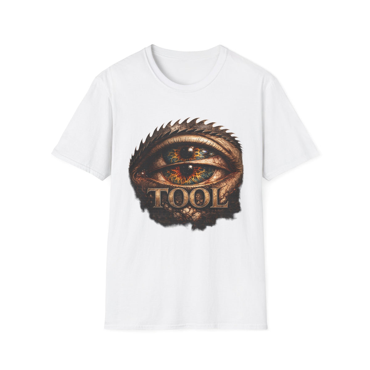 Tool Inspired Eye Graphic Shirt Alternative Rock Tee Dark Heather Band Shirt Gothic Streetwear Unisex Graphic T Shirt