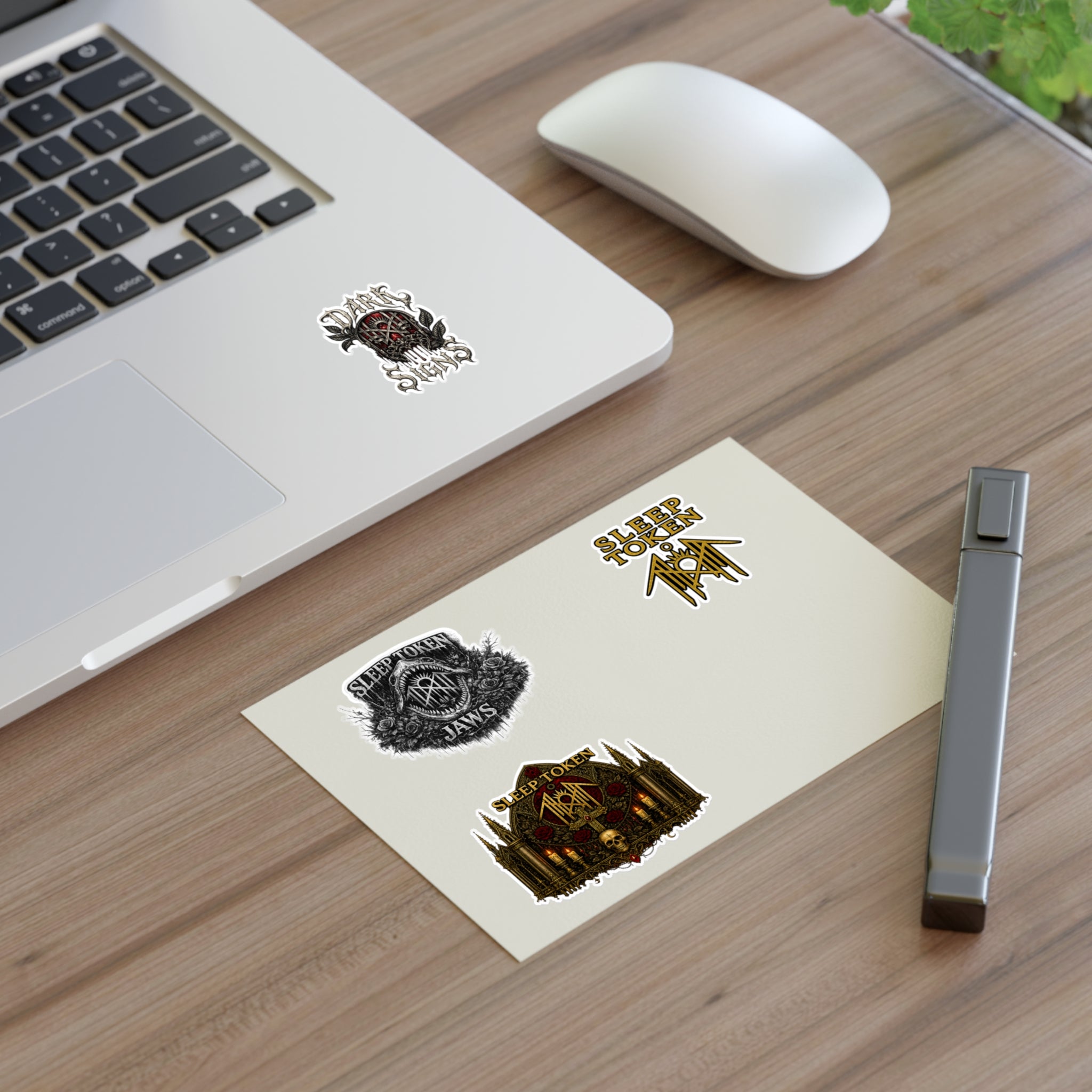 Sleep Token Inspired Die Cut Sticker Sheet | Waterproof Vinyl Stickers for Laptop Water Bottle Journal Car Decal