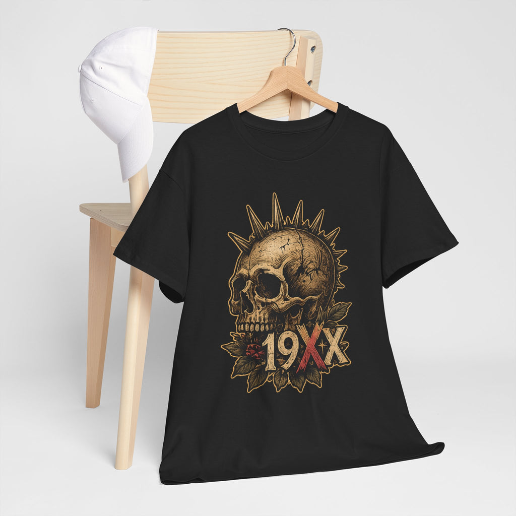Punk Skull with Mohawk 19XX T-Shirt | Vintage Skull Tee