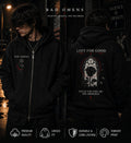 Bad Omens Zip Hoodie Gothic Streetwear Hoodie Left For Good Graphic Hoodie Dark Aesthetic Hoodie Unisex Alternative Clothing Band