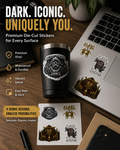 Sleep Token Inspired Die Cut Sticker Sheet | Waterproof Vinyl Stickers for Laptop Water Bottle Journal Car Decal