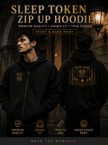 Sleep Token Gothic Cathedral Zip Up Hoodie Front & Back Print Unisex Heavy Blend Hoodie Alternative Metal Streetwear Gift