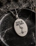 Even In Arcadia Pendant Necklace Sleep Token Inspired Necklace Flamingo Pendant Fan Inspired Jewelry Necklace