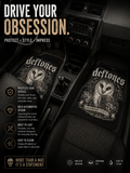 Deftones Inspired Diamond Eyes Car Floor Mats Gothic Owl Alternative Car Accessories Dark Aesthetic Vehicle Interior Decor