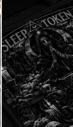 Sleep Token Rear Car Floor Mats Gothic Alternative Auto Accessories Dark Aesthetic Vehicle Interior Decor Metal Music Fan Gift
