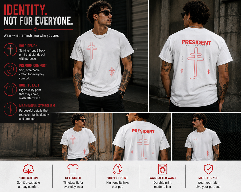 President Shirt Who Are You Graphic Tee