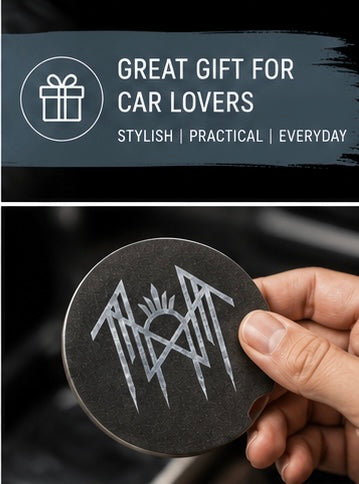 Car Coaster Car Accessories Absorbent Cup Holder Coaster Dark Aesthetic Auto Interior Sleep Token inspired Decor Gift for