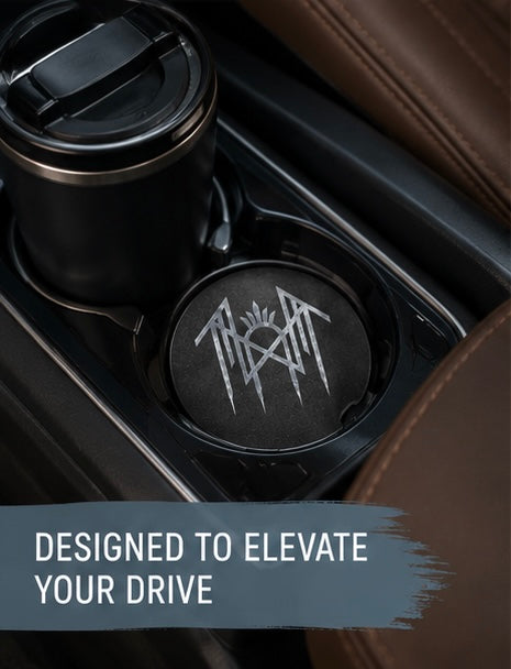 Car Coaster Car Accessories Absorbent Cup Holder Coaster Dark Aesthetic Auto Interior Sleep Token inspired Decor Gift for