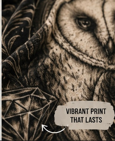 Deftones Diamond Eyes Blanket Gothic Owl Throw Cozy Alternative Home Decor Soft Plush Music Inspired Blanket
